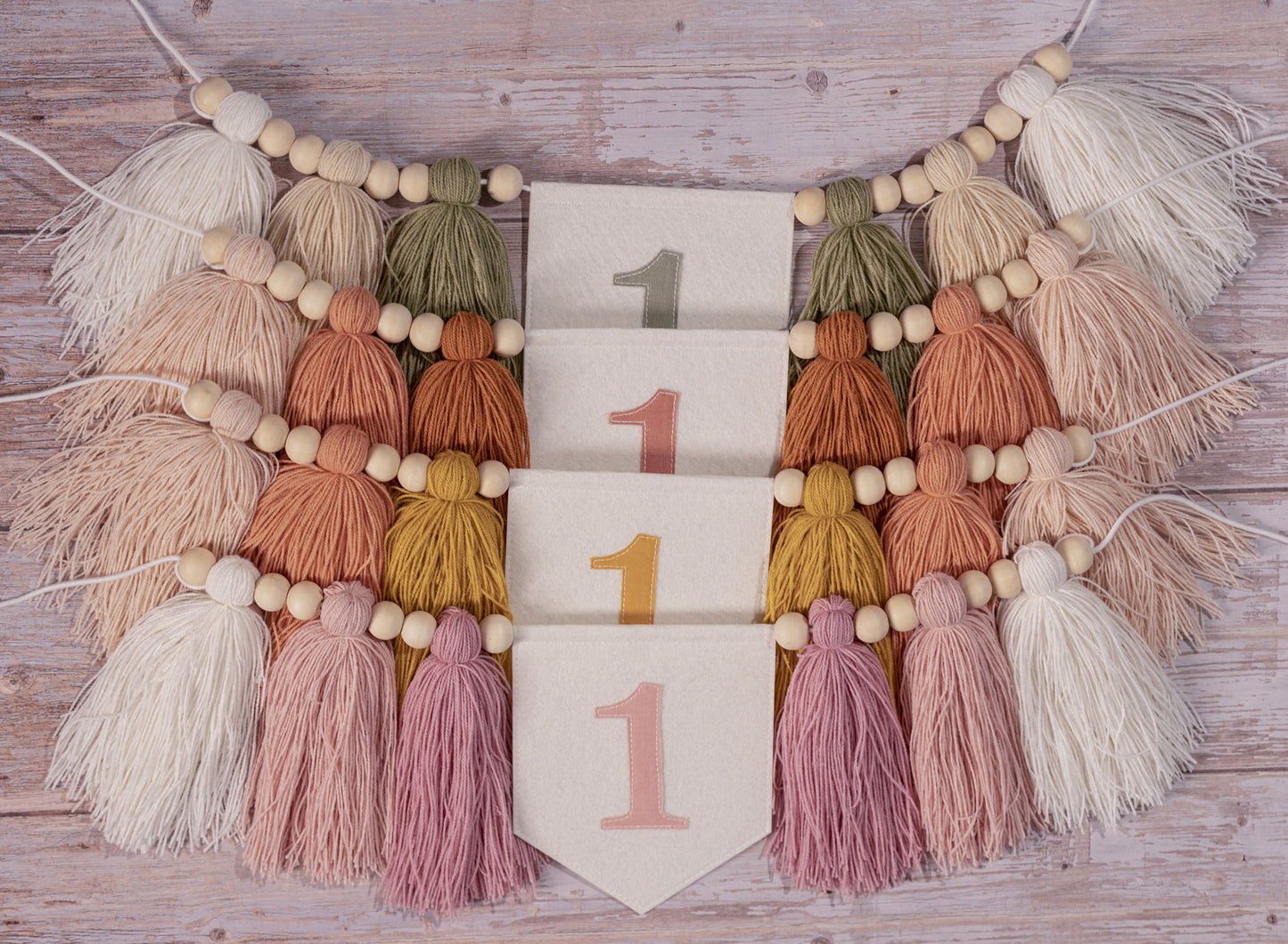 Handmade Personalized 1st Birthday Highchair Banner 3
