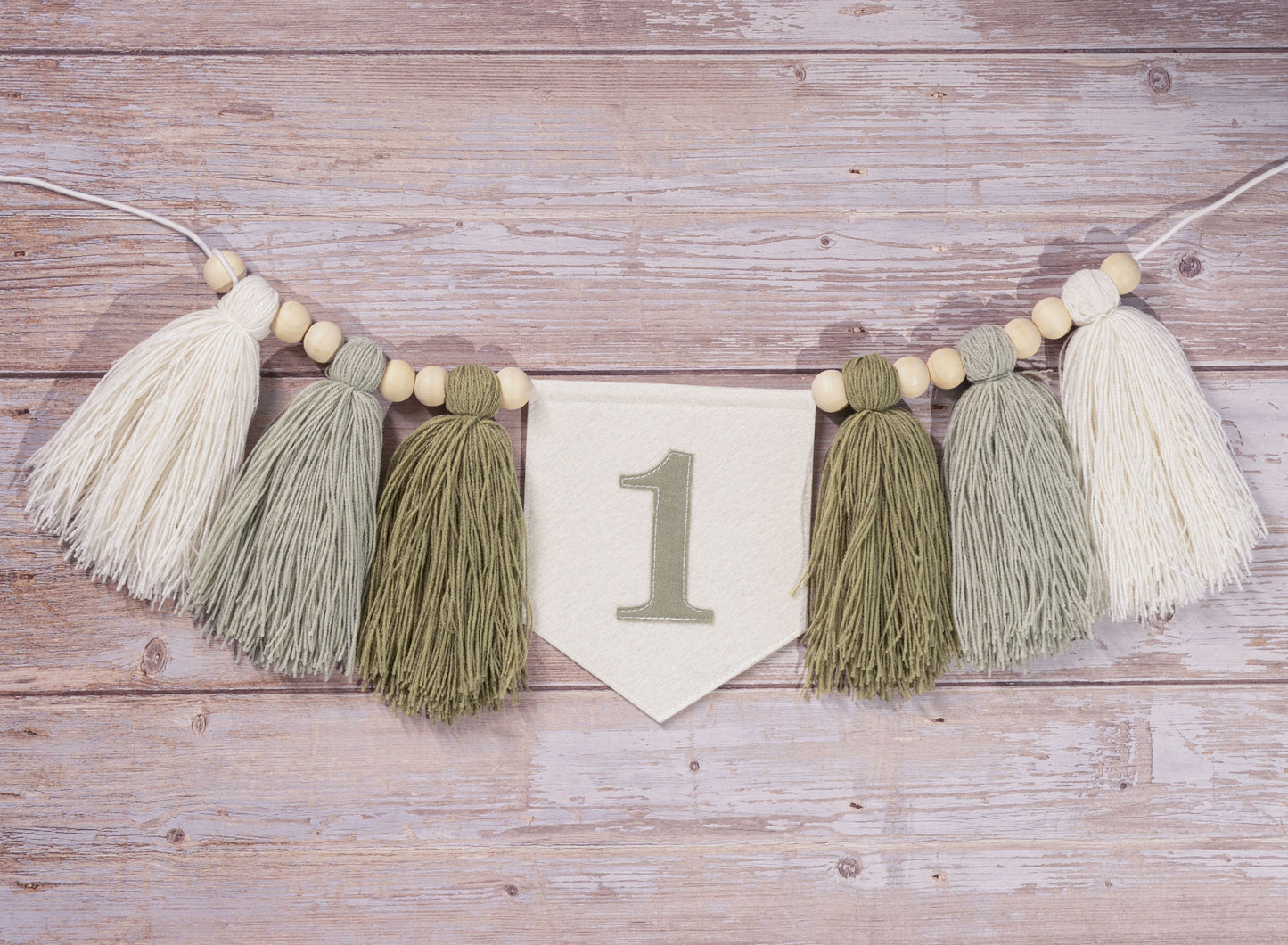 Handmade Personalized 1st Birthday Highchair Banner