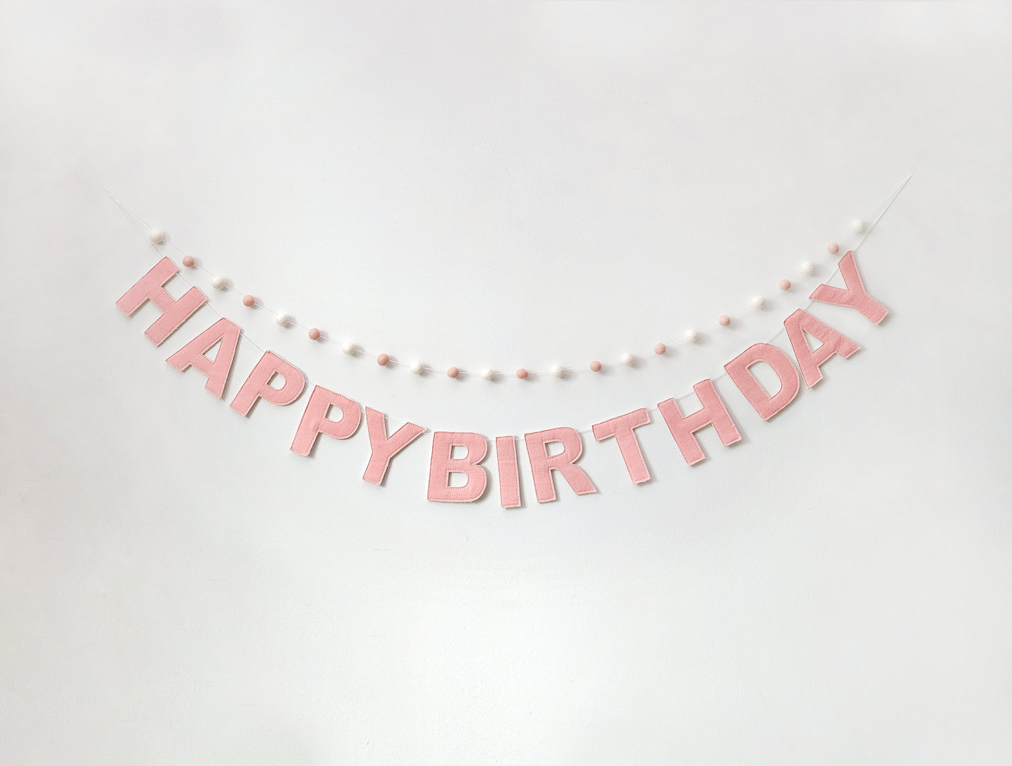 Happy Birthday Banner | Birthday Linen Garland